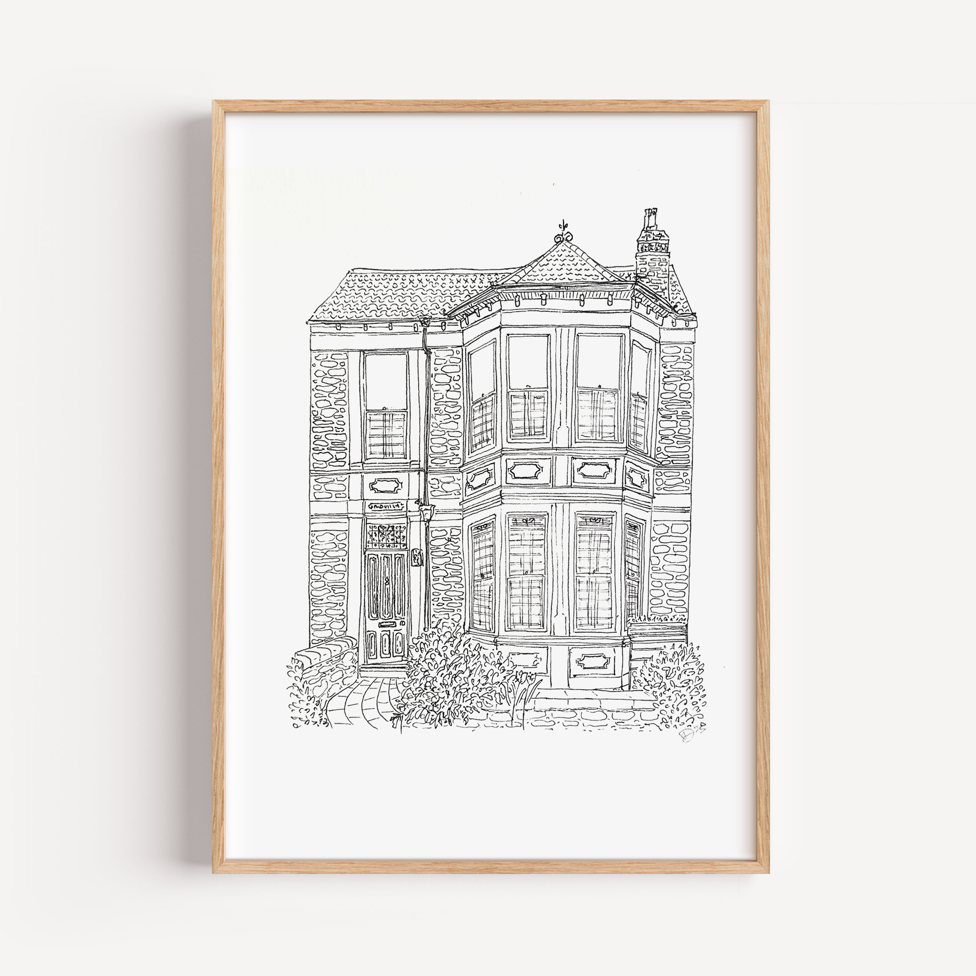 House portrait Christmas gift
