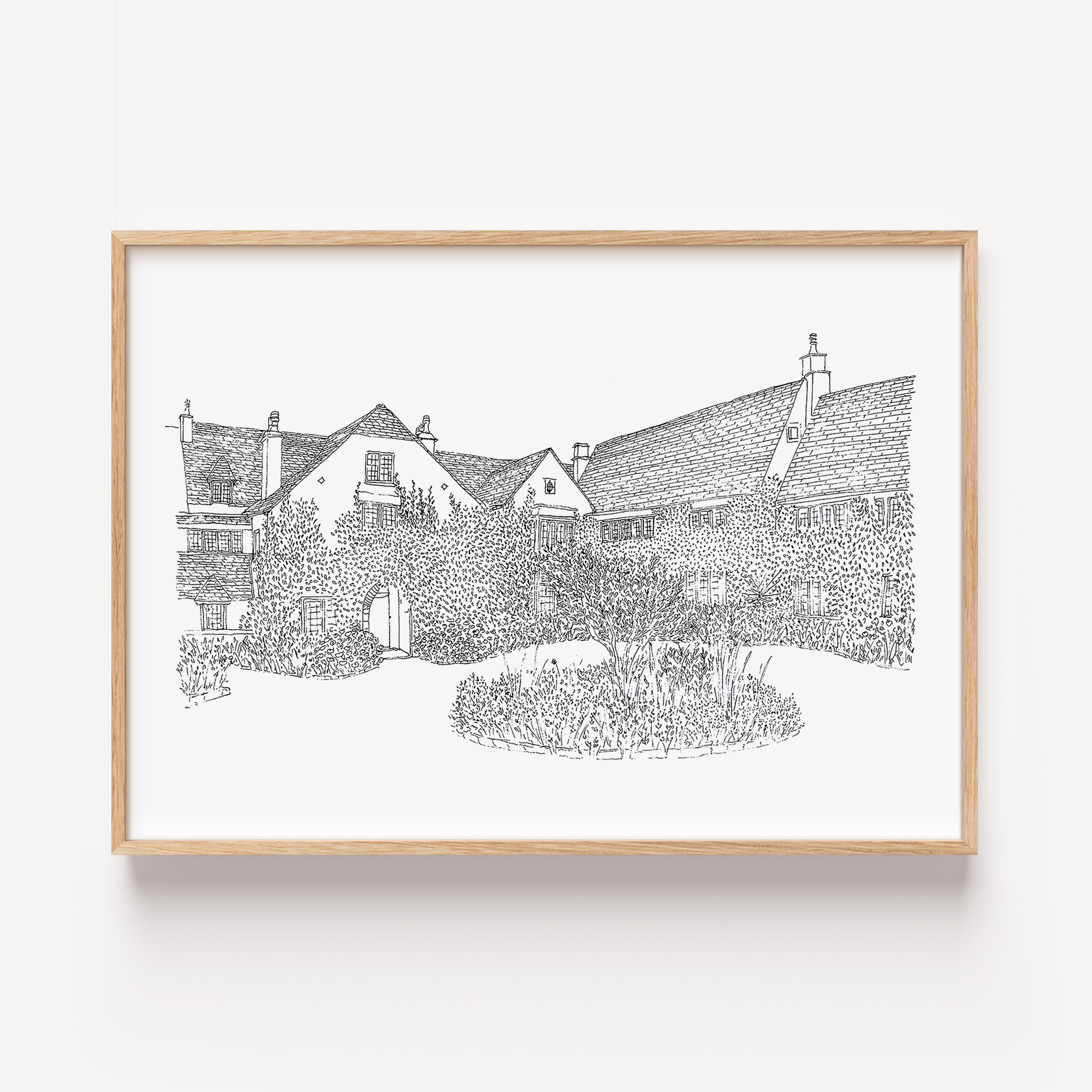 Wedding venue illustration